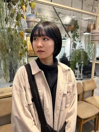 ショート カラー REINA☁️透明感 カラー/ぷつっと♡のヘアスタイル