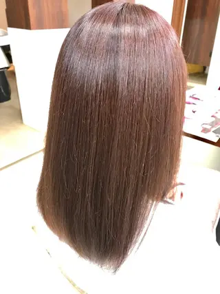 ミディアム カラー 髪質改善×METEO 店長 貞松直也のヘアスタイル