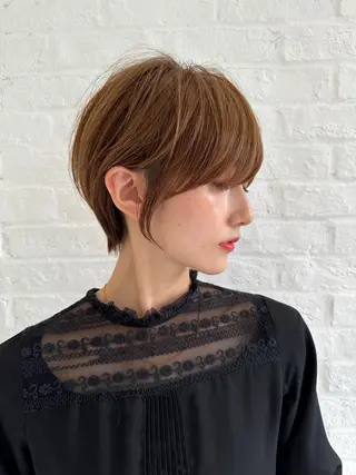 ショート 前髪顔まわりカット 🌈中村海聖のヘアスタイル