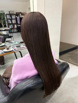 ロング 加藤 瑠彩のヘアスタイル