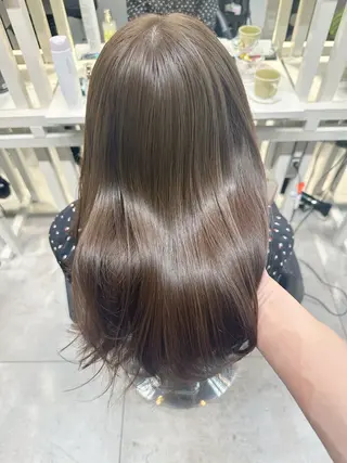 セミロング カラー KURO/韓国ヘア /レイヤーカットのヘアスタイル