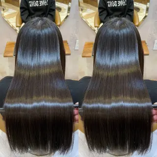 ロング 縮毛矯正/艶カラー 笠原康平のヘアスタイル