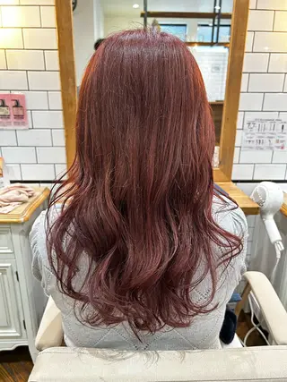 ロング 韓国レイヤー/透明感 カラー/Harukiのヘアスタイル