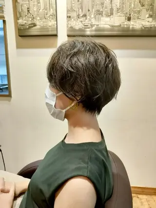 ショート 【似合わせ・レイヤー ・パーマ】海気のヘアスタイル