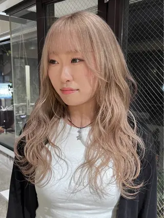 ロング カラー *♪ひなた ⋆カットモデル募集のヘアスタイル