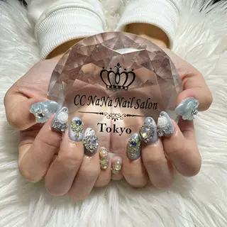 ネイル 💎CC・NaNa 韓国風ネイル🌙Cのネイルデザイン