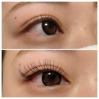 マツエク・マツパ Aim NAIL&EYELASH.BROW立花店所属・Aim立花店 Mihoのマツエク・マツパデザイン