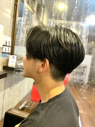 ミディアム メンズ ナカジマ ハルカのヘアスタイル