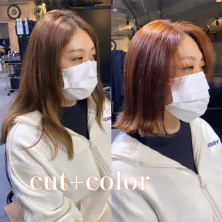 ミディアム 大橋 美咲のヘアスタイル