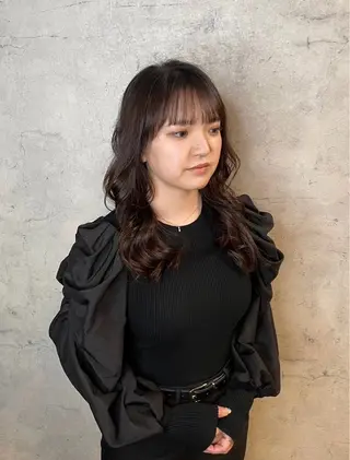 ロング カラー パーマ ヘアアレンジ salon ORO sapporo所属・本田 留菜のヘアスタイル