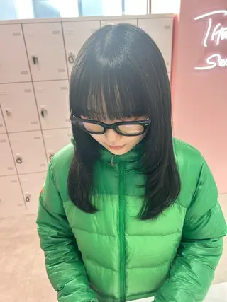 ロング カラー エフェクトブリーチ／ レイヤーカット／翔のヘアスタイル