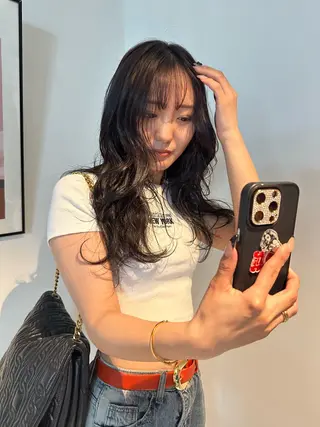 セミロング カラー 🎀オイダイラ モモカ🎀のヘアスタイル