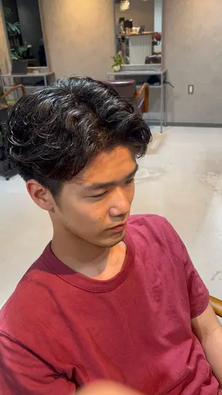 パーマ メンズ 川路 創太メンズ限定のヘアスタイル