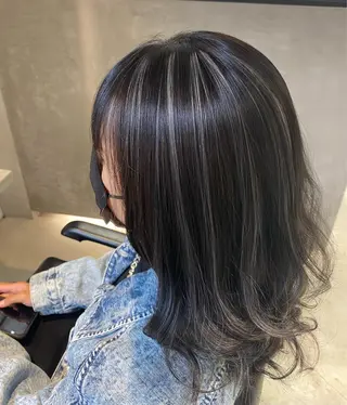 ミディアム カラー 髪質改善/縮毛矯正 レイヤー/松川匠のヘアスタイル