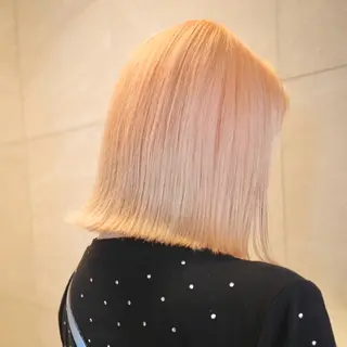 ショート カラー Hair & make Lamp所属・梅田のブリーチ特化 美容師KAI🥰のヘアスタイル