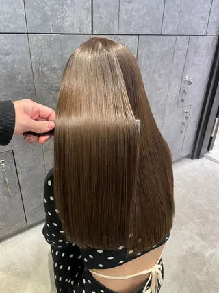 ロング カラー 🩵ྀིハイトーン みほ🎀🫐のヘアスタイル