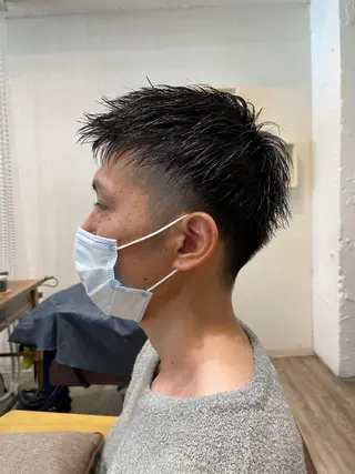 ショート メンズ 巻ける縮毛矯正✨ 木下晴一朗✨のヘアスタイル