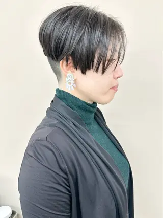 ショート 小顔ボブ/お悩み解決 /ボブパーマ/とういのヘアスタイル