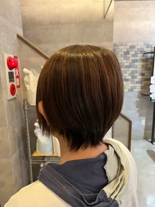 ショート パーマ イロアイヘアー Renのヘアスタイル