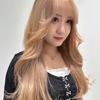 ロング 韓国スタイル🇰🇷 児島葉月のヘアスタイル