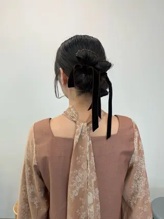 ロング ヘアアレンジ 大林 エリコのヘアスタイル