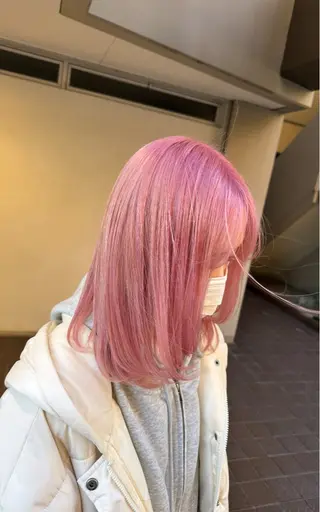 ミディアム カラー 艶髪/ハイトーン💎 レイヤー/Reijiのヘアスタイル