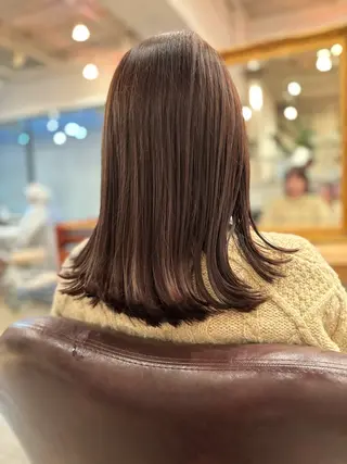 カラー 髪質改善カラー ベージュ🤎YUMEのヘアスタイル