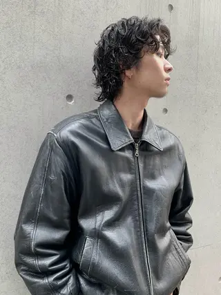 パーマ メンズ 佐藤 大翔のヘアスタイル