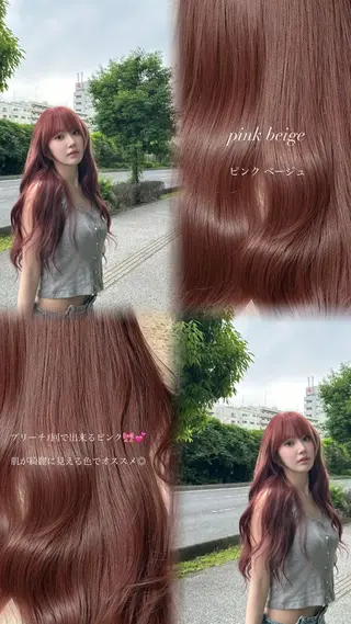 カラー 韓国ヘア/透明感 カラー/金子 愛優のヘアスタイル