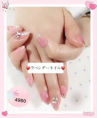 ネイル ラベンダー💖日暮里 ルル💖ネイルのネイルデザイン
