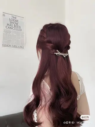 ロング カラー ヘアアレンジ 💗トレンドモテヘア Natsumi 💗のヘアスタイル