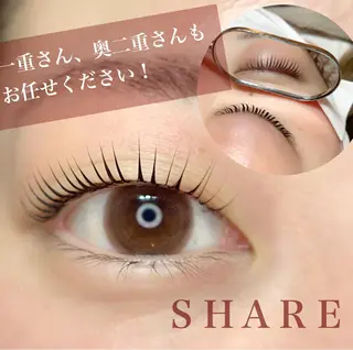 マツエク・マツパ ＳＨＡＲＥ所属・正箱 真紗美の眉毛・アイブロウイメージ