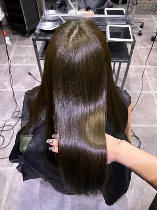 カラー AYANE 韓国ヘア /レイヤーカットのヘアスタイル