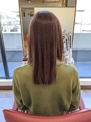 セミロング 【大人艶カラー🌿】 中畑リョウのヘアスタイル