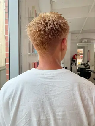 ショート カラー メンズ パーマ/レイヤー カットmito⭐︎のヘアスタイル