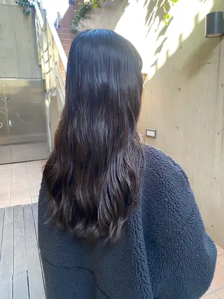 ロング 大人可愛い♡コテ巻き パーマ🌼杉田 萌恵のヘアスタイル