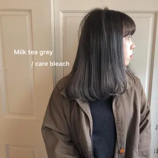 ミディアム 🌸ハイトーン 新田 廉 🌸のヘアスタイル