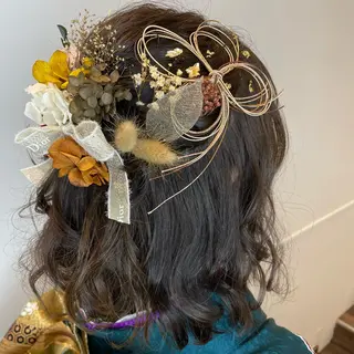 ミディアム ヘアアレンジ 透明感韓国ヘア♡ みつきのヘアスタイル