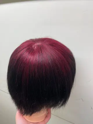 カラー SALOWIN渋谷caldo店所属・SERINA/ウルフ 、デザインカラーのヘアスタイル