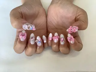 ネイル 💎🐰 saki. m 🐰💎のネイルデザイン