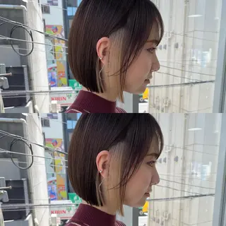 ミディアム カラー 💜ハイトーン💛 マジカルかいちゃんのヘアスタイル