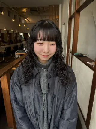 ロング パーマ MOK大阪梅田店 Asahiのヘアスタイル