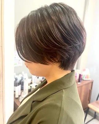 ショート Misaki/坂戸/ 艶カラーのヘアスタイル