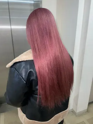 ロング ブリーチ/ハイトーン 心斎橋/honokaのヘアスタイル