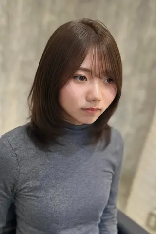 ミディアム Zina博多店 CHIHIRO🐄*のヘアスタイル