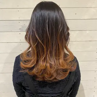 ロング カラー ブリーチ特化💛 RYUTOのヘアスタイル