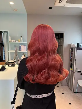 セミロング カラー ブリーチカラー 🩵MIZUKIのヘアスタイル