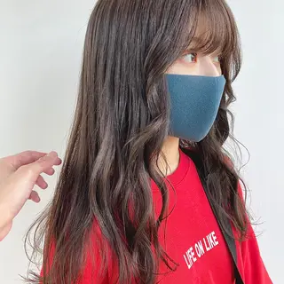 ロング カラー 神奈川大学最寄り白楽 三本松巧のヘアスタイル