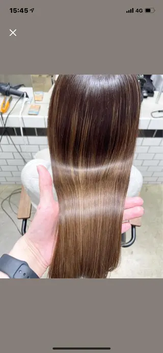 ロング カラー ヘアアレンジ 🌈本物の髪質改善 森田涼平のヘアスタイル