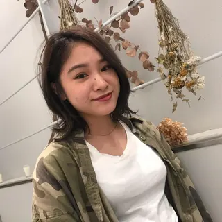 ミディアム 栄　mighty by H所属・不破一輝/栄/矢場町 ボブ/レイヤー/艶髪のヘアスタイル